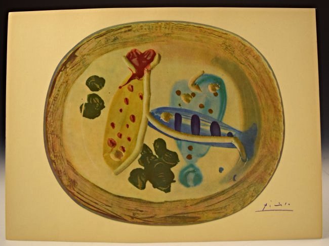 Pablo Picasso Signed Bookplate (1 of 2)