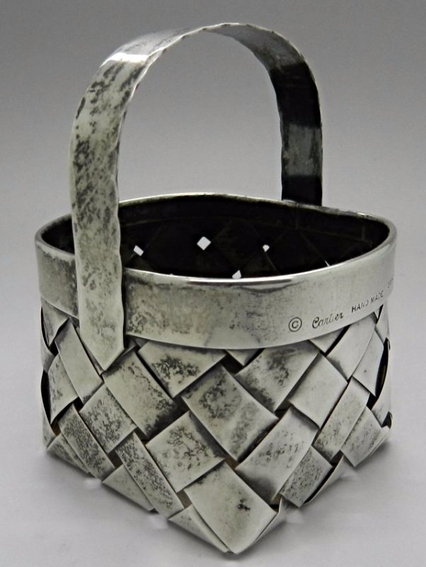 Cartier Sterling Silver Basket (1 of 5)