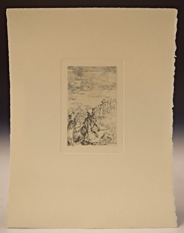 Pierre Auguste Renoir Etching (1 of 2)