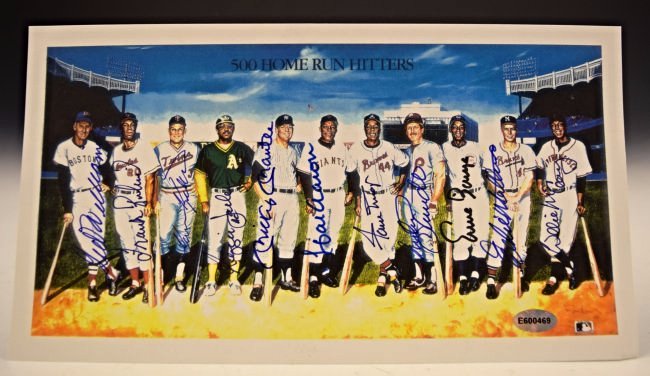 500 Home Run Club Signed Photo (1 of 3)