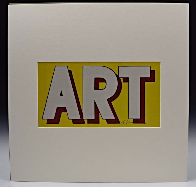 Roy Lichtenstein Signed Lithograph (1 of 2)