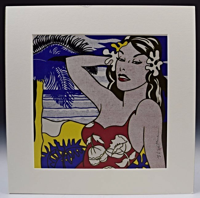 Roy Lichtenstein Signed Lithograph (1 of 2)
