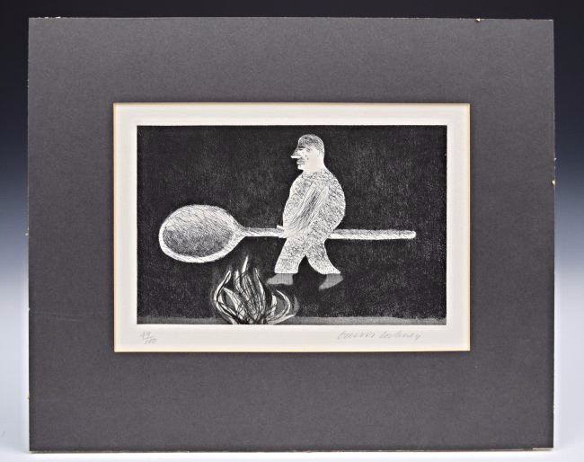 David Hockney Signed/Numbered Etching (1 of 5)