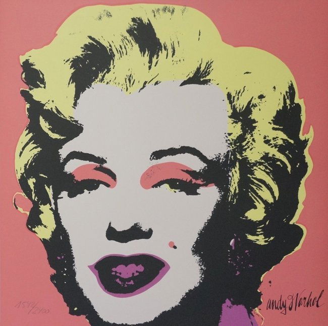 Andy Warhol Marilyn Screenprint (1 of 2)
