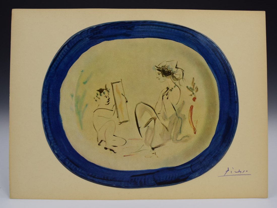 Pablo Picasso Signed Bookplate (1 of 3)