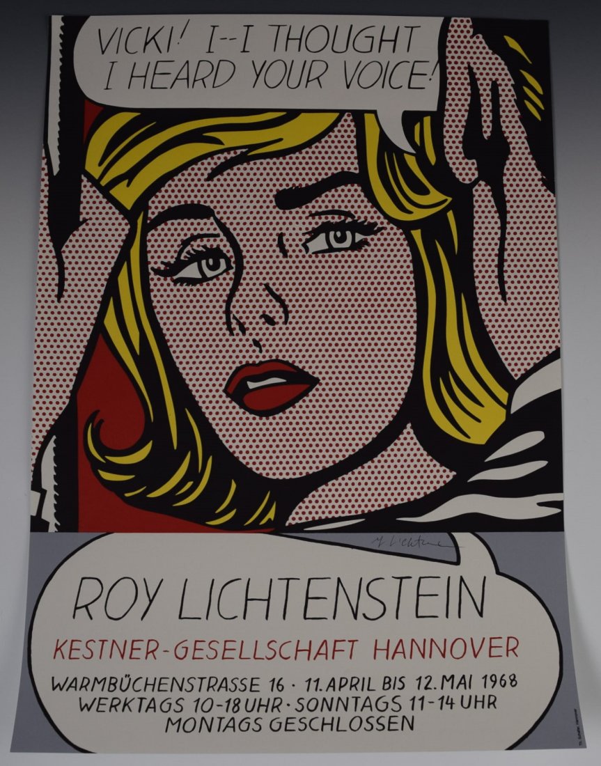 Roy Lichtenstein Signed Poster (1 of 4)