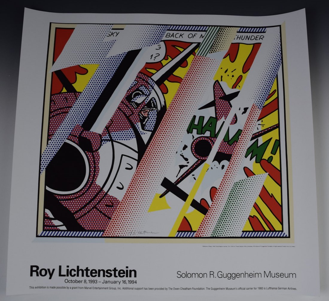 Roy Lichtenstein Signed Poster (1 of 3)