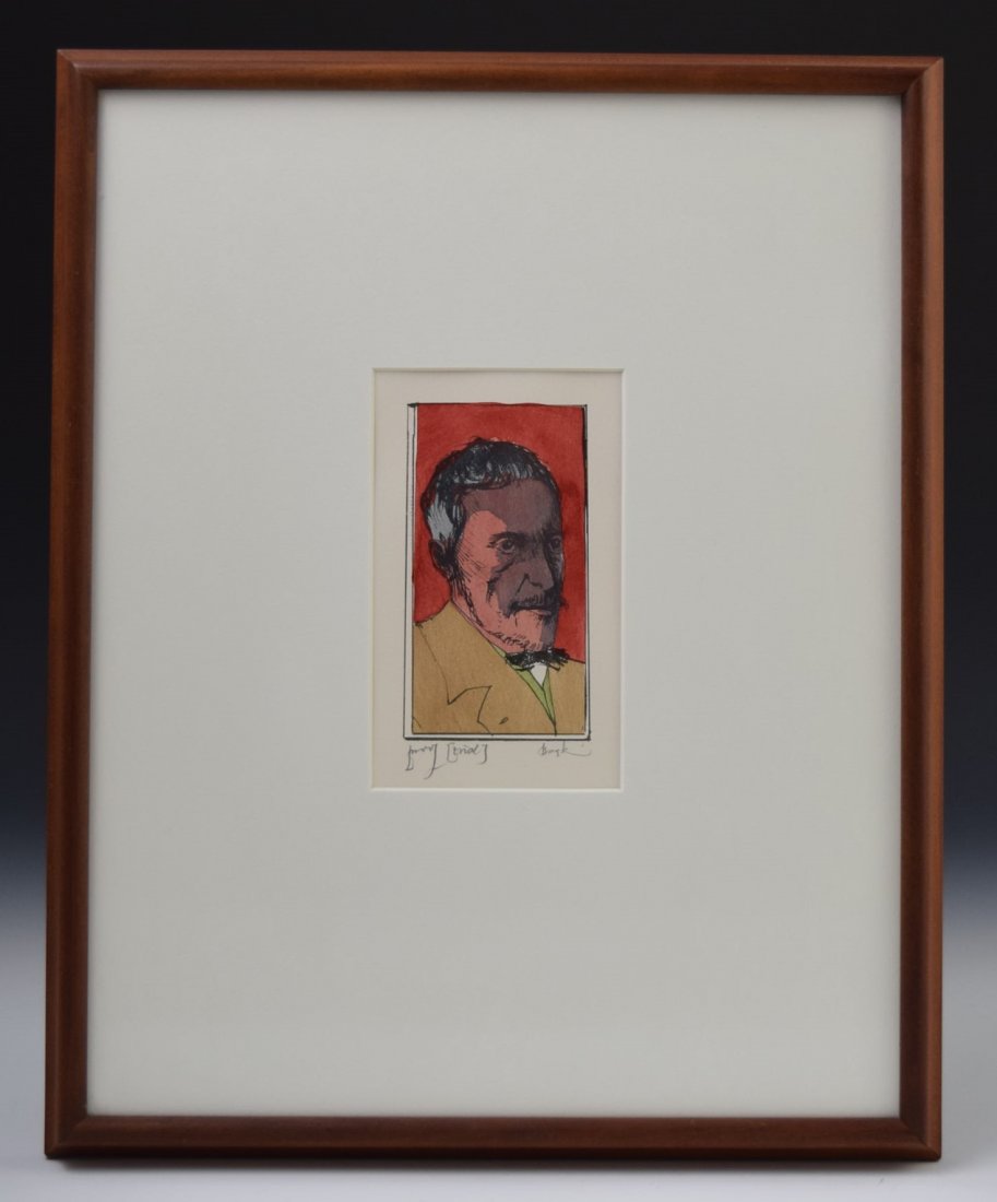 Leonard Baskin Signed Etching (1 of 3)
