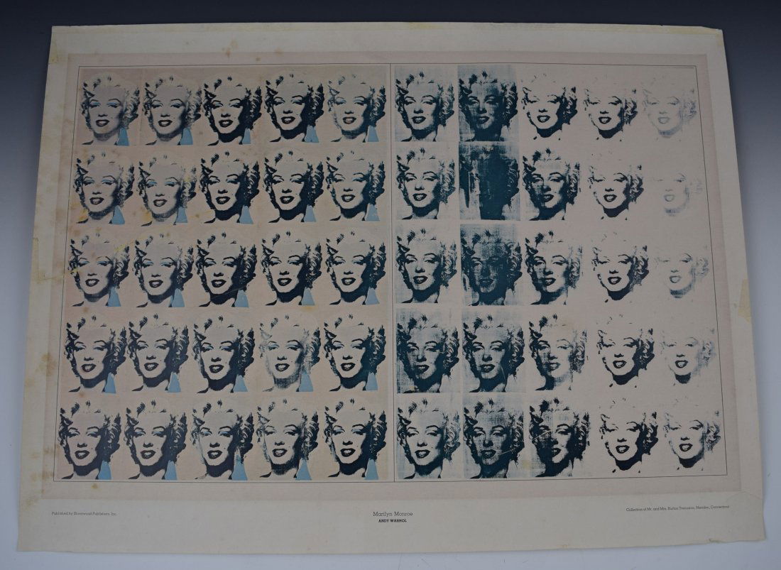 1960's Andy Warhol Marilyn Poster (1 of 3)