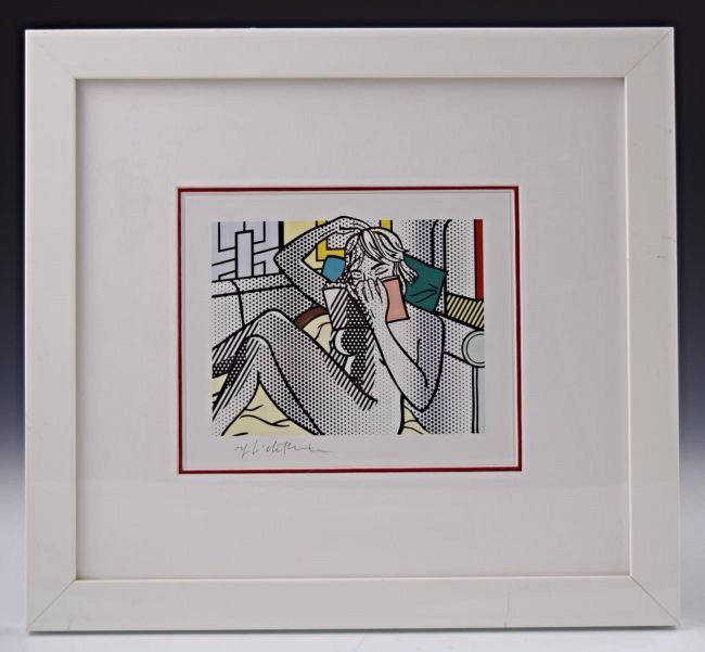 Roy Lichtenstein Signed Lithograph (1 of 3)