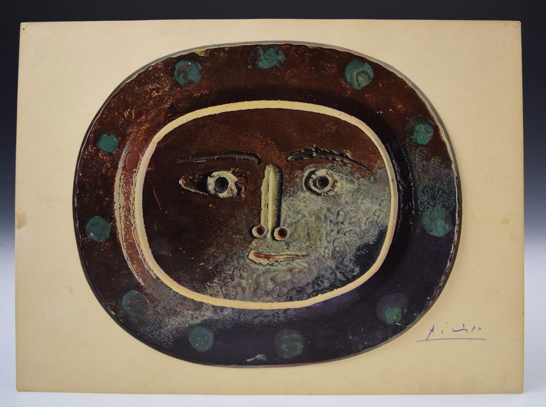 Pablo Picasso Signed Bookplate (1 of 2)