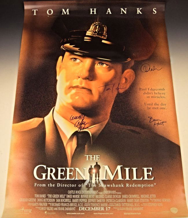 The Green Mile Cast Signed Movie Poster (1 of 4)