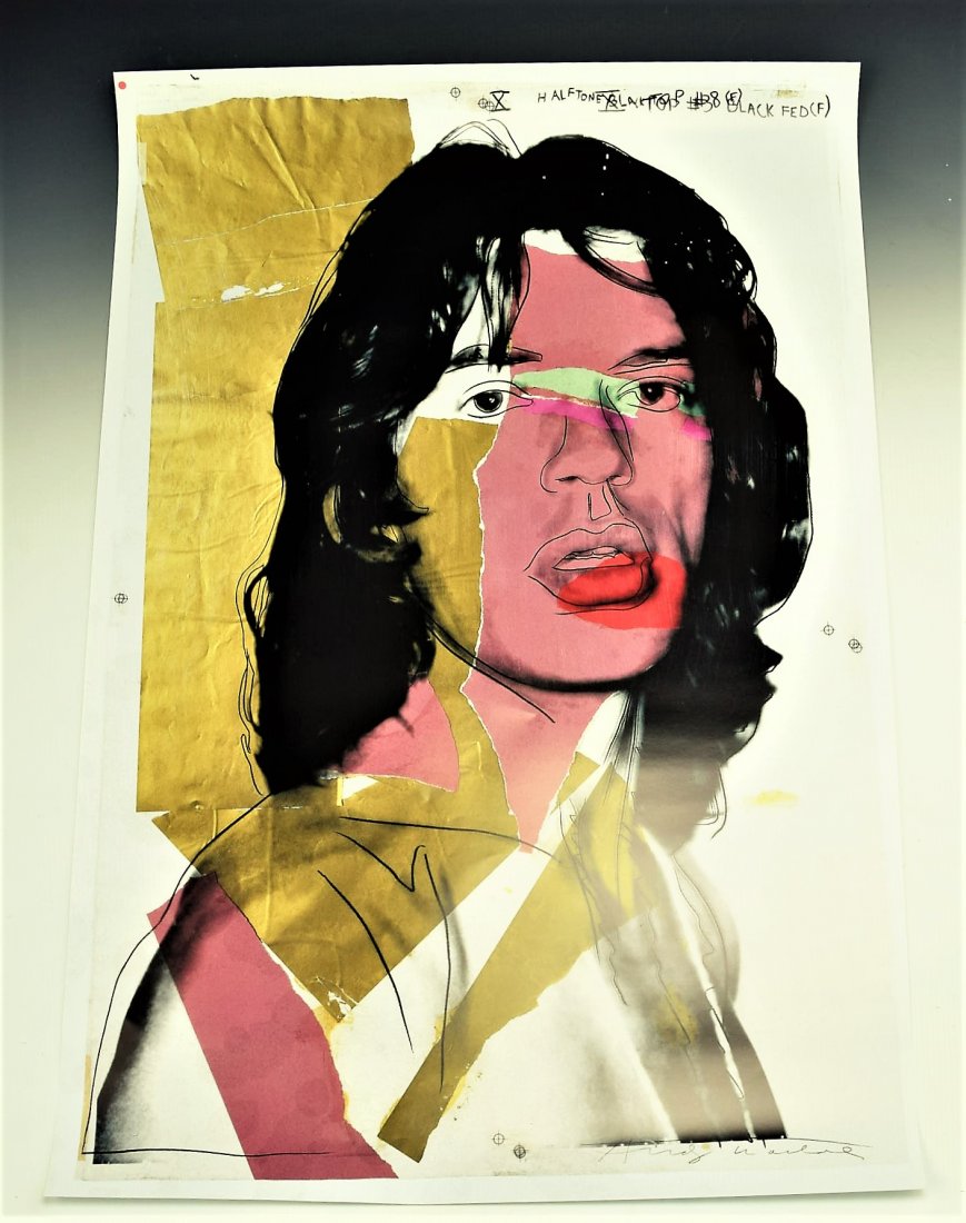 Andy Warhol Mick Jagger (1 of 3)