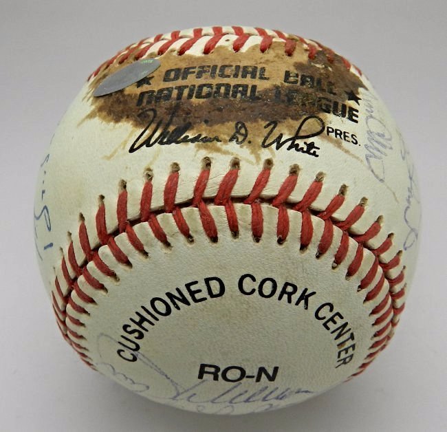 1992 NL All-Star Team Signed Baseball (1 of 7)