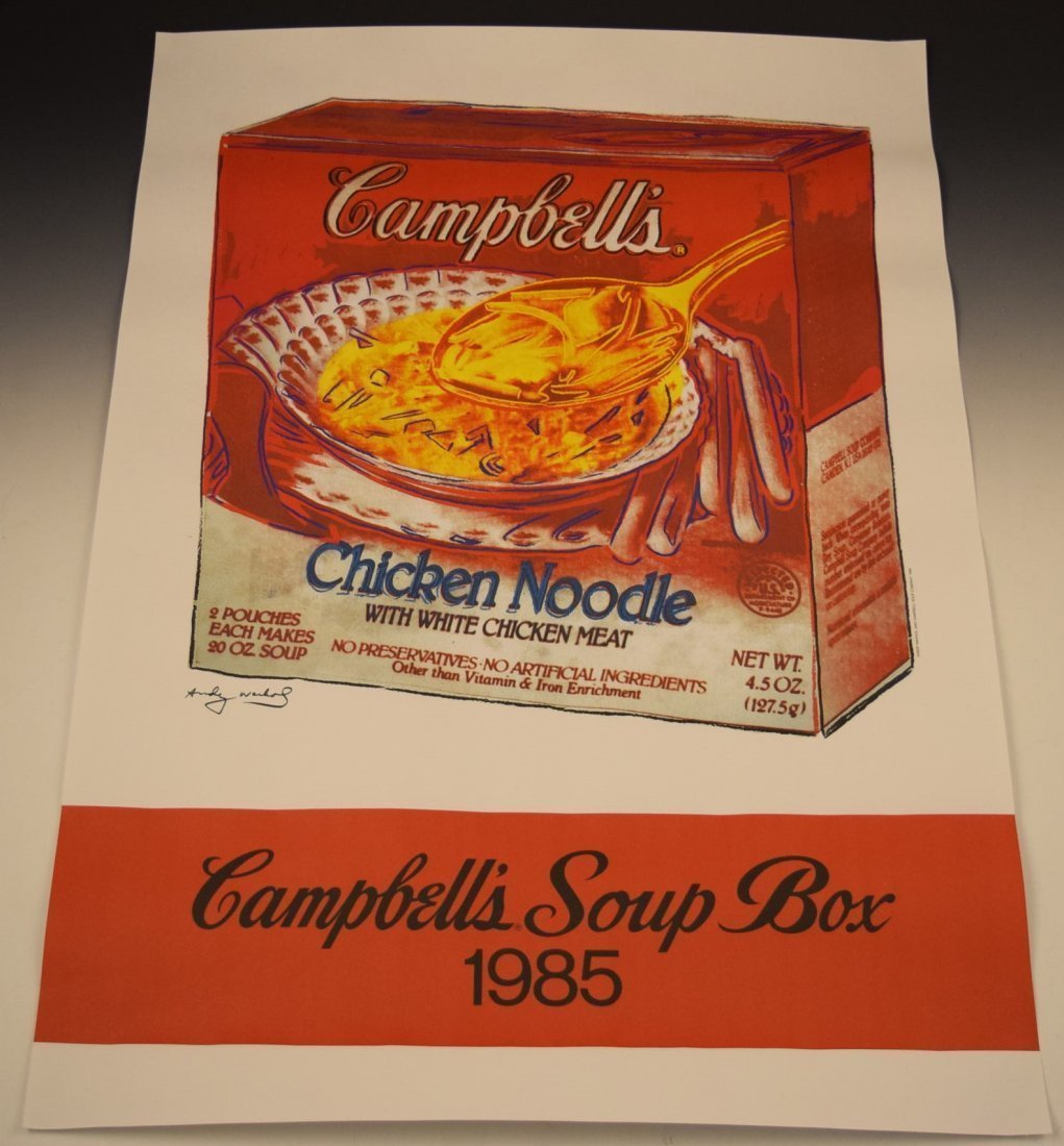 Andy Warhol Campbell's Soup Poster (1 of 3)