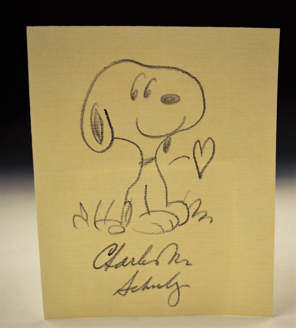 Charles Schulz Drawing (1 of 3)