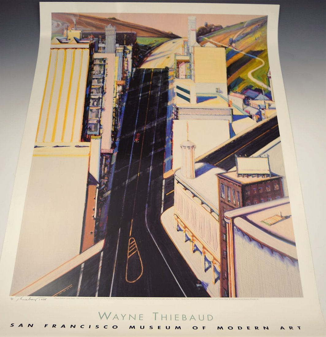 Wayne Thiebaud Signed Exhibition Poster (1 of 2)
