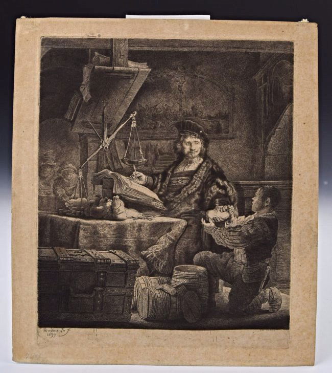 Rembrandt Etching (1 of 4)