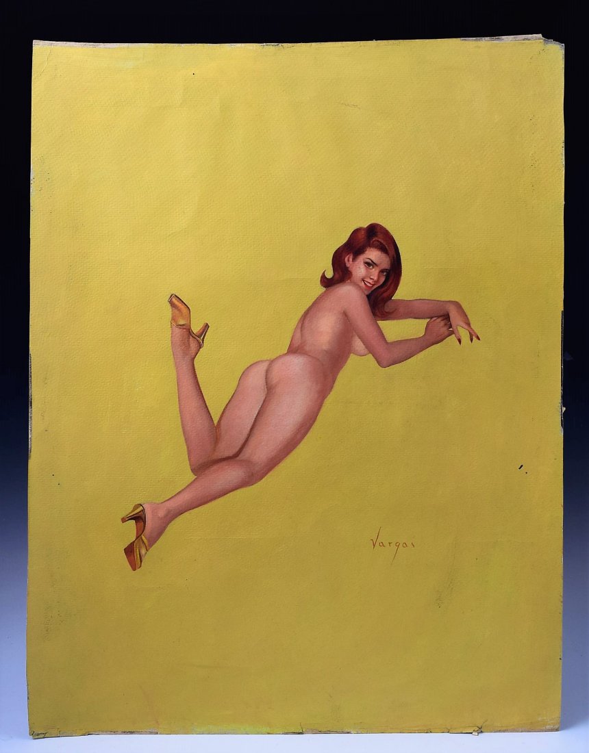 Alberto Vargas Pin Up Painting (1 of 2)