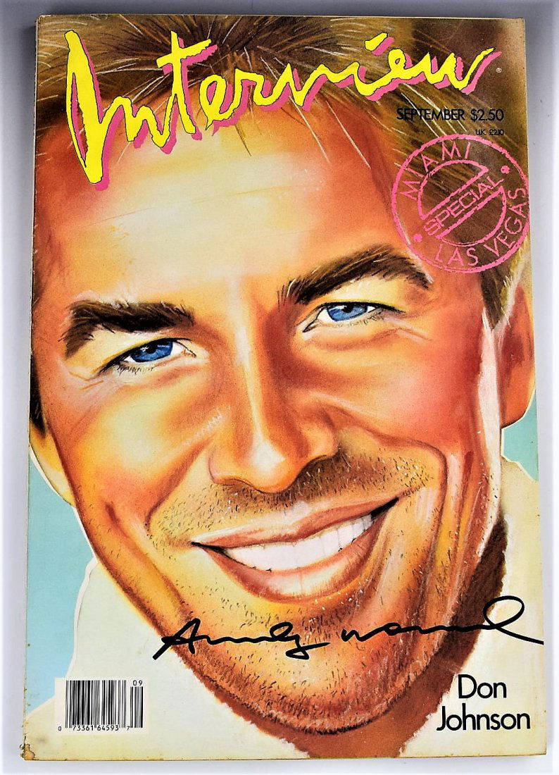 Andy Warhol Signed Interview Magazine (1 of 4)