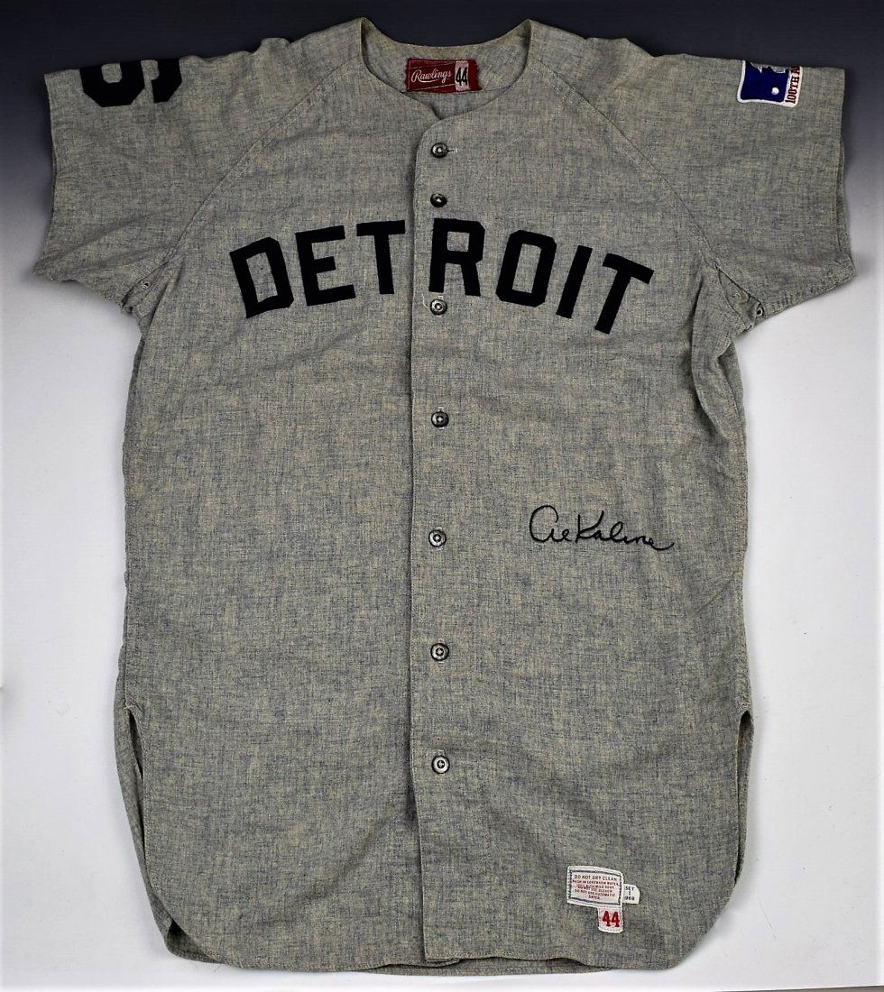 Al Kaline Signed, Game Worn Jersey (1 of 3)