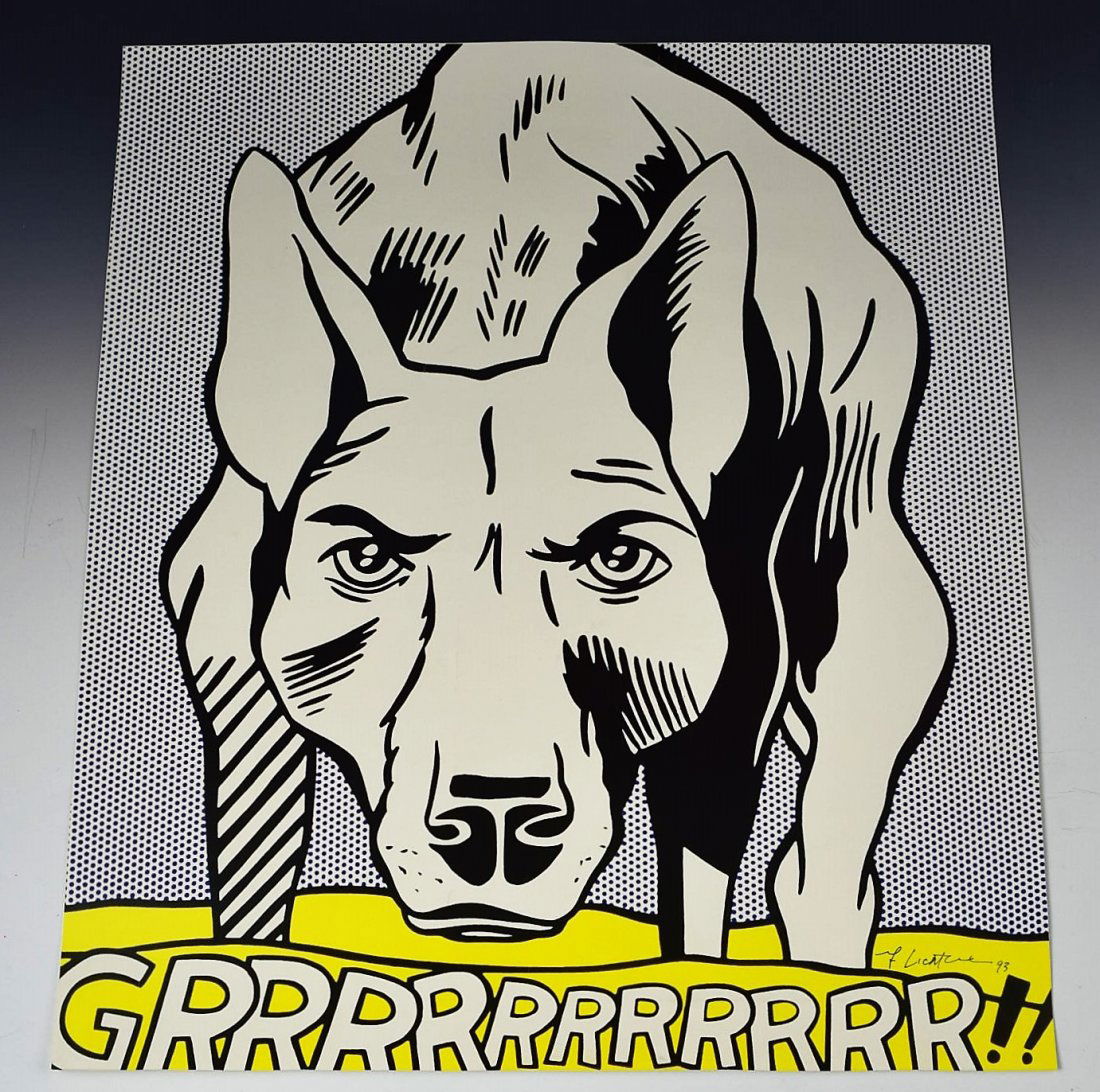 Roy Lichtenstein Signed Poster (1 of 2)