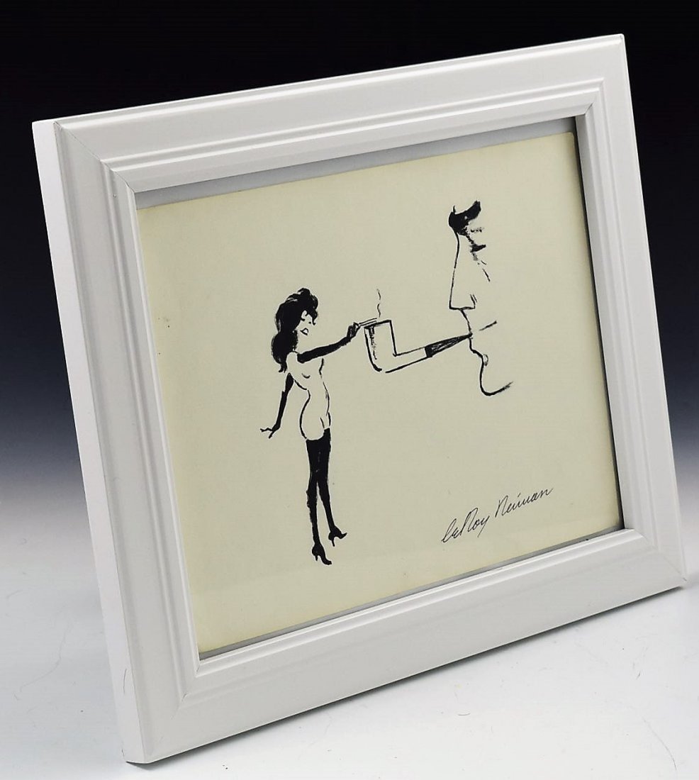 LeRoy Neiman Drawing (1 of 3)