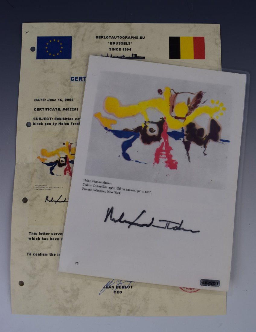 Helen Frankenthaler Signed (1 of 3)