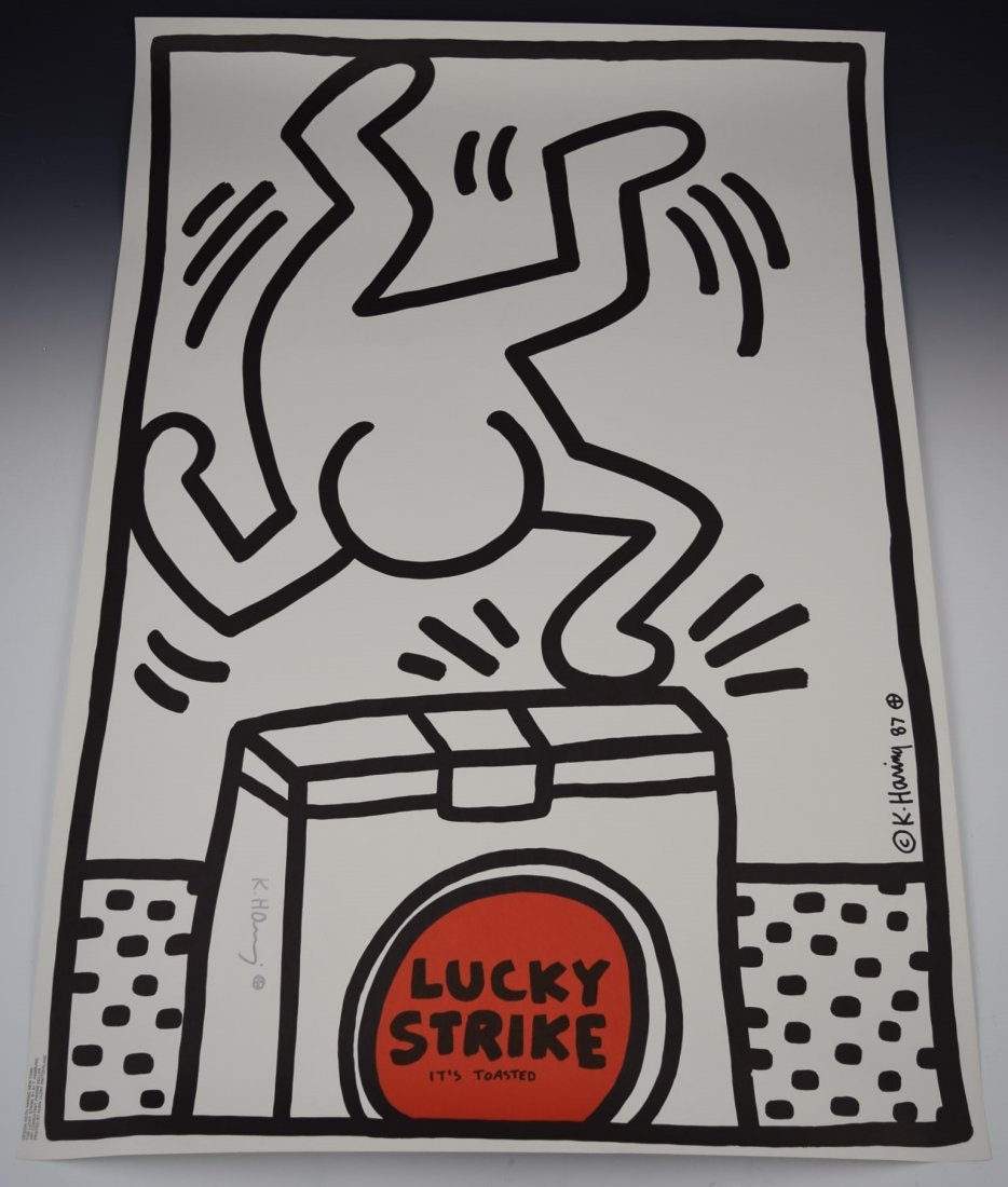 Keith Haring Signed Poster (1 of 4)