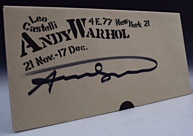Andy Warhol Signed Flowers Mailer (1 of 3)