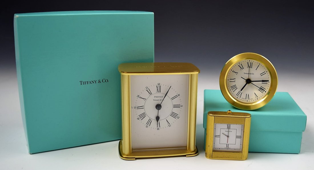 Grouping of Tiffany & Co Clocks (1 of 4)