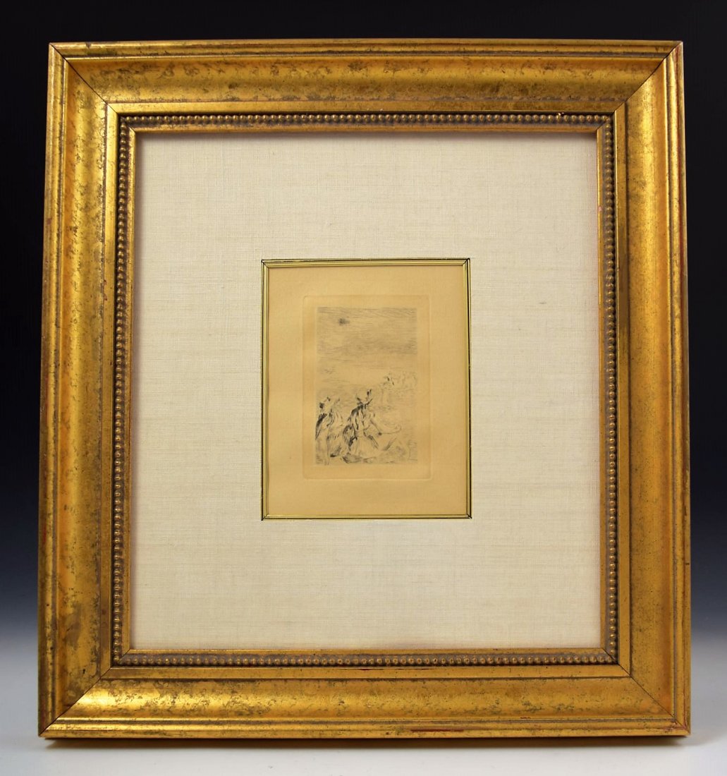 Pierre Auguste Renoir Etching (1 of 3)