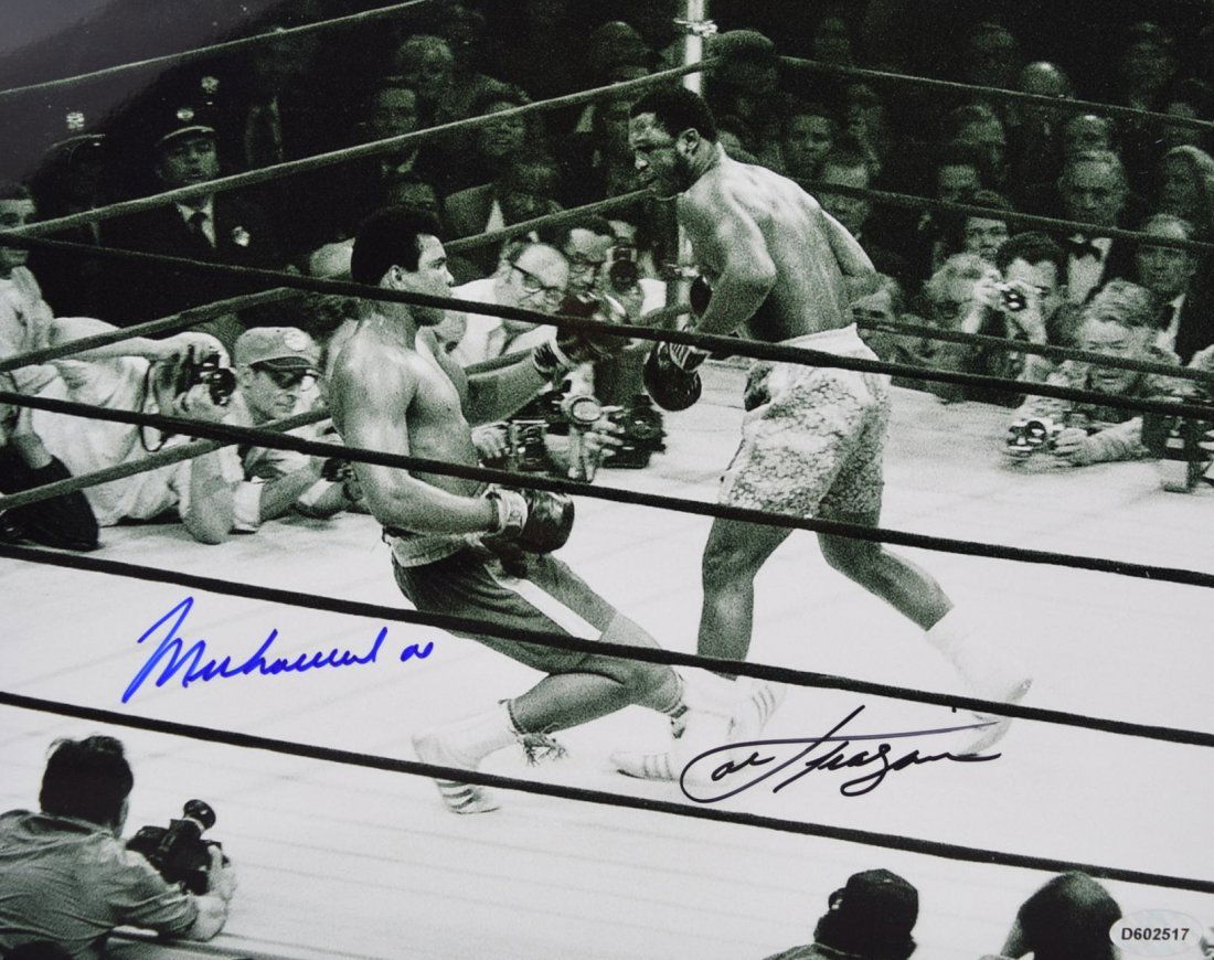 Muhammed Ali Joe Frazier Signed Photograph (1 of 3)