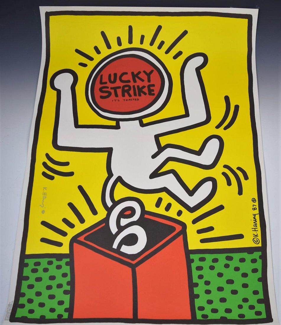 Keith Haring Signed Poster (1 of 3)