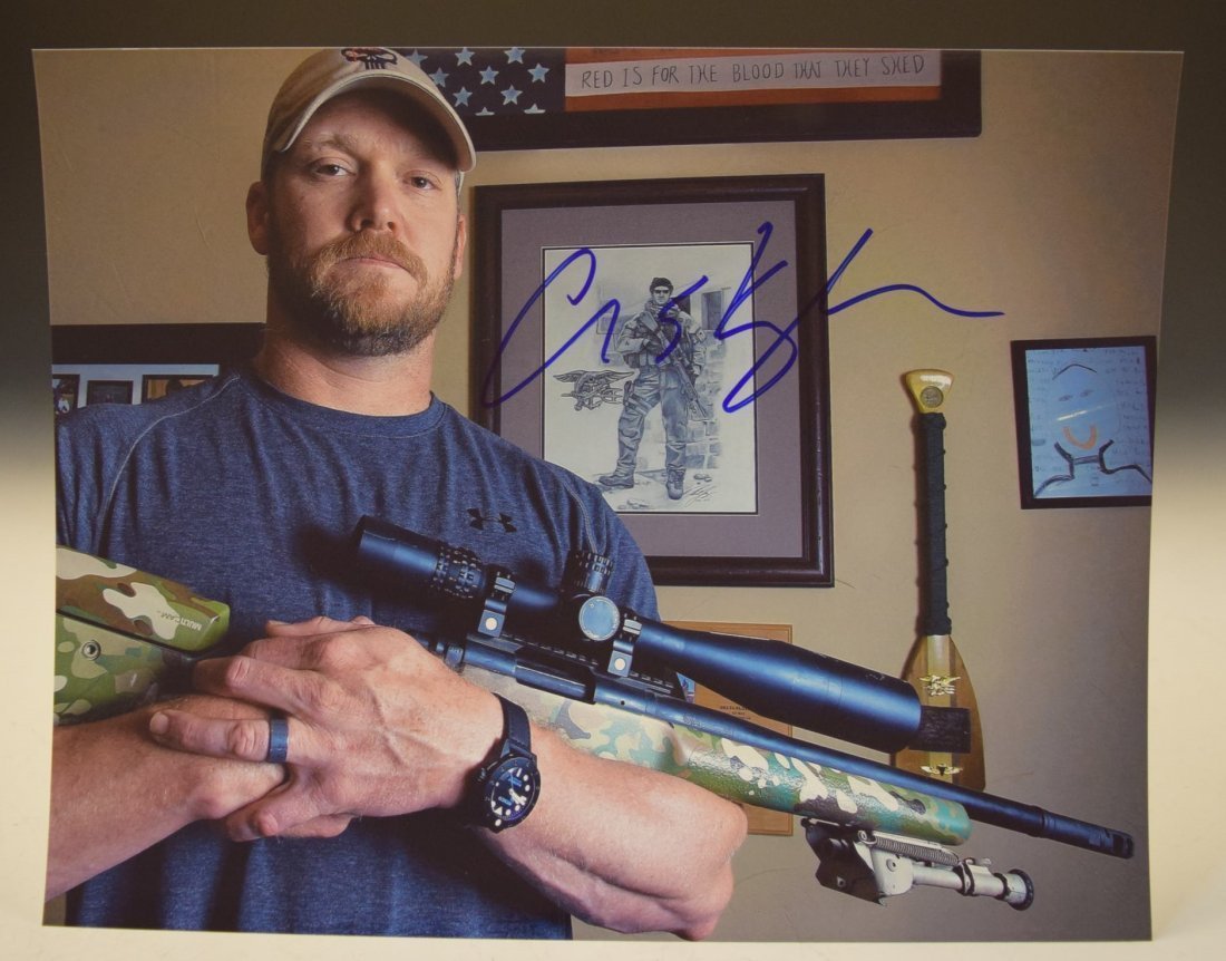 Chris Kyle American Sniper Signed Photograph (1 of 2)