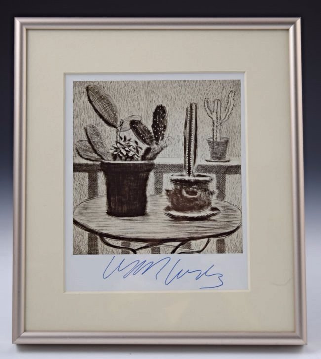 David Hockney Signed Print (1 of 3)