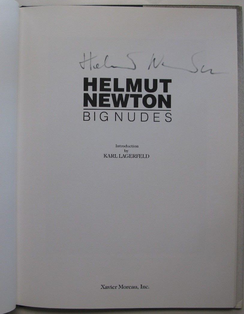 Helmut Newton Signed Book (1 of 2)