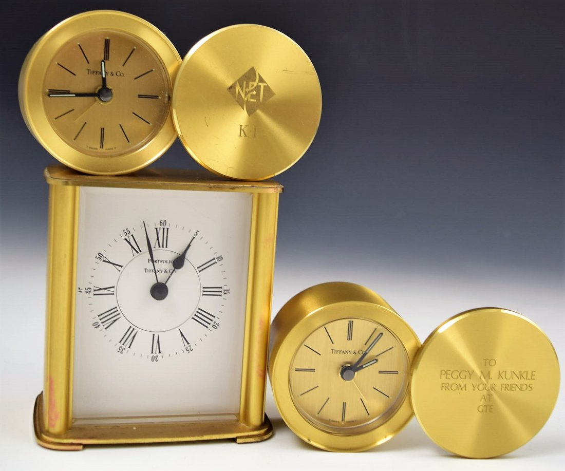 Grouping of Tiffany & Co Clocks (1 of 3)
