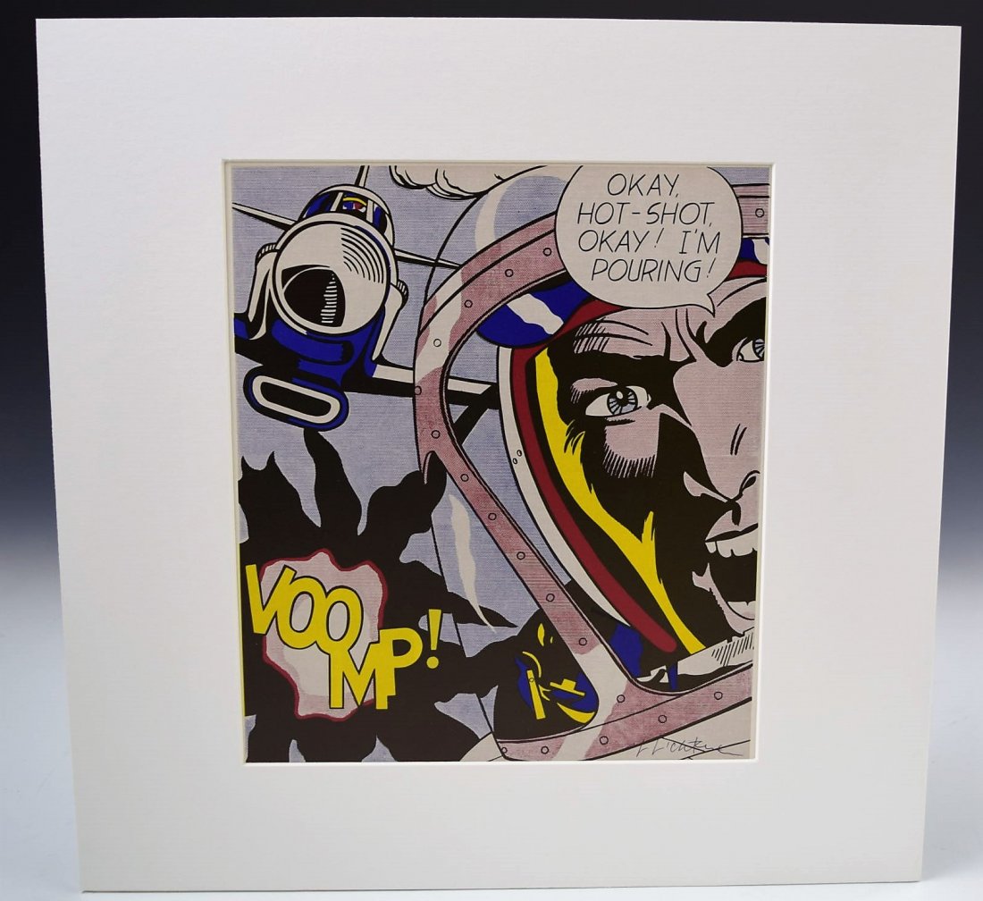 Roy Lichtenstein Signed Lithograph (1 of 3)