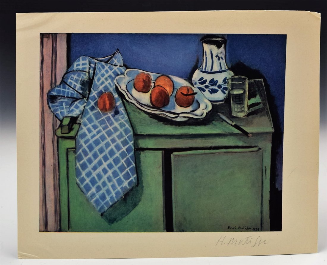 Henri Mattise Signed Lithograph (1 of 4)