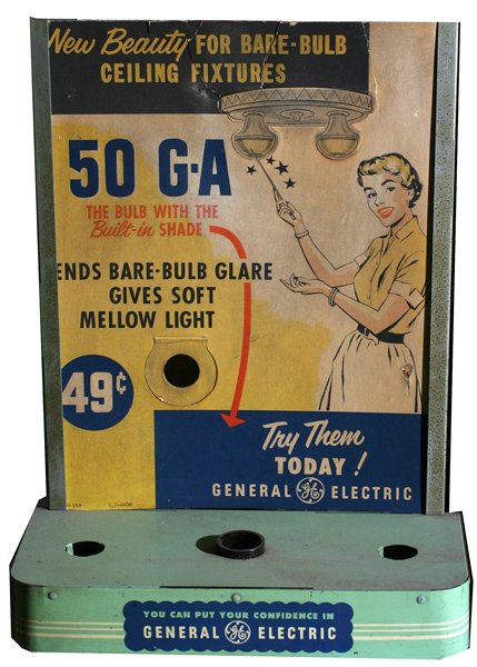 Light up GE Countertop Sign