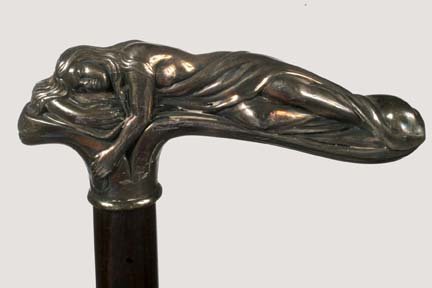 Art Nouveau Silver-Ca. 1890-A very nice massive si