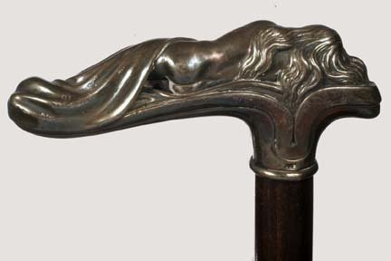 Art Nouveau Silver-Ca. 1890-A very nice massive si - 2