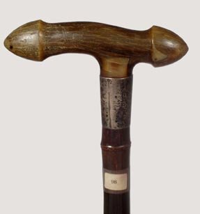Carved Horn-Ca. 1890-A nicely carved horn handle w