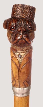 Folk-Art Dog-Ca. 1900-A very well carved dog with