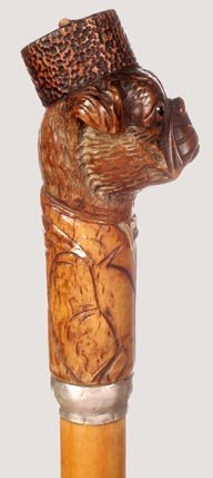 Folk-Art Dog-Ca. 1900-A very well carved dog with - 2