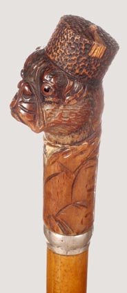 Folk-Art Dog-Ca. 1900-A very well carved dog with - 3