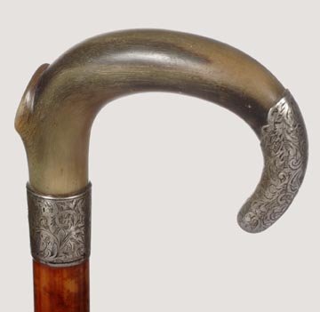 Silver and Horn Dress-Ca. 1865-Possibly Rhino hall - 2