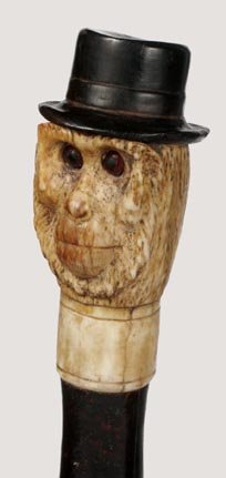 Bone Stiletto-Ca. 1880-A prime example of a defens