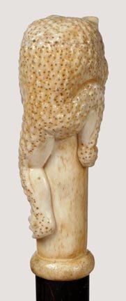 Carved Bone Toad-Ca. 1920-A very nicely carved toa - 3
